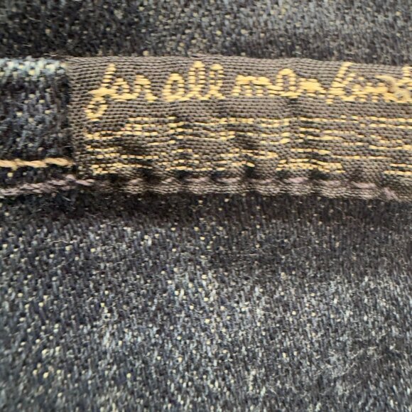 7 For All Mankind “Carsen” Jeans – Dark Wash – Size 38 - Picture 8 of 16